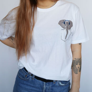Dema Pubblicità-Maglia con elefante personalizzata Dema Pubblicità-Maglia con elefante personalizzata
