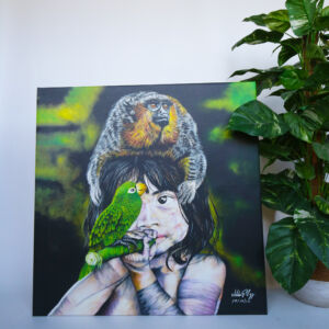 Dema Pubblicità-Bambino con scimmia